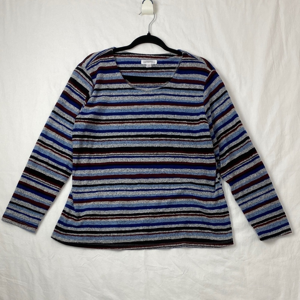 Northern Traditions Striped Long Sleeve Sweater Multi-coloured